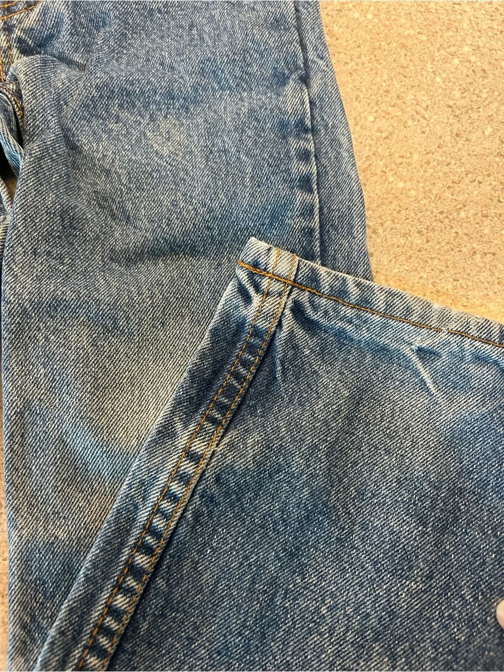 Vintage 90s Jordache Kids Denim Jeans Medium Acid Wash Straight Leg